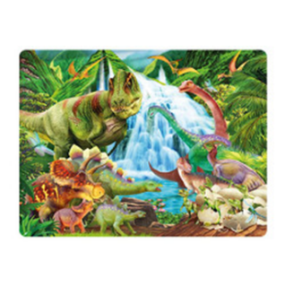 Obrázek z Pohlednice 3D 16cm - dinosauři u vodopádu (25) 